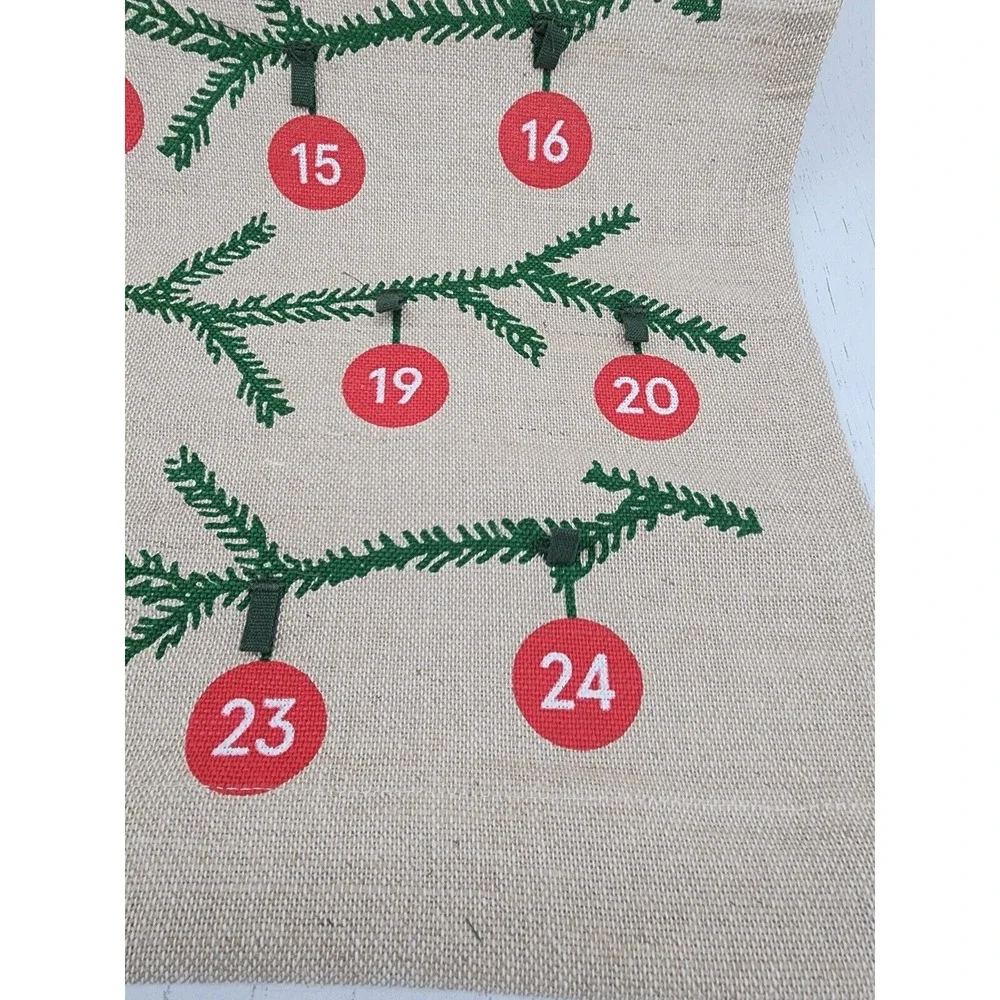 IKEA VINTERFINT Hanging Christmas Advent Calendar 24 Loops (005.608.88)‎ NEW